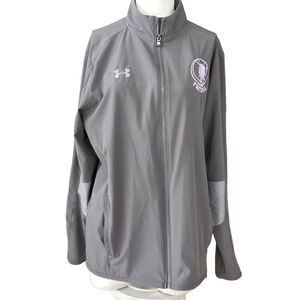 Mens Under Armour large 2 piece running, track, outdoor, warm up suit. 0612